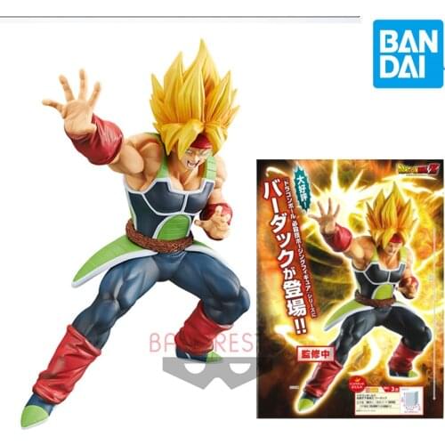 Bandai Dragon Ball Z Anime Figure Junior Warrior Burdock Super Saiyan Genuine Model Collection Decoration Children Gift