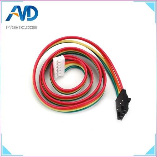 2pcs 1M NAMA17 42 Stepper Motor Cables Compatiable With Mini-Rambo Einsy Rambo Rambo 1.3 1.4 F/ Prusa i3 MK2 MK2S MK3 3D Printer