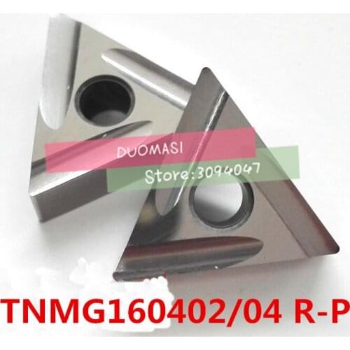 Ceramic blade 10PCS TNGG160402 R-P / TNGG160404 R-P metal ceramic inserts, processing and high degree of finish, insert MTQNR