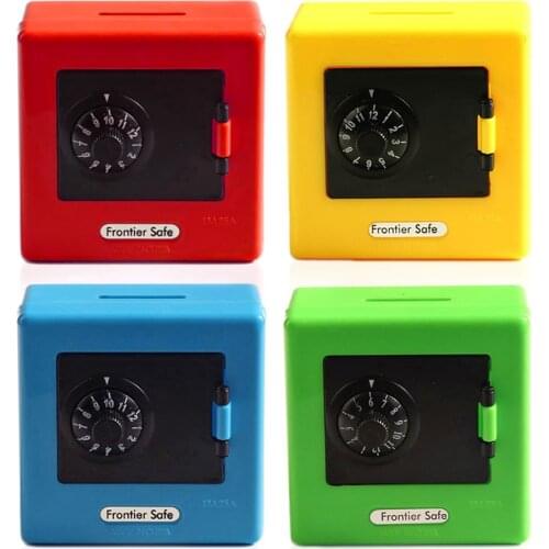 Money Boxes Combination Lock Money Coin Saving Storage Box Code Cash Safe Case Piggy Bank Deposit Banknote Toys
