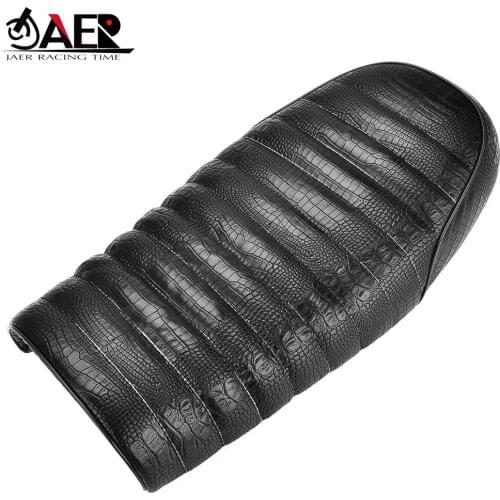 JAER Motorcycle Black Brown Vintage Cafe Racer Seat Saddle for Honda CB100 CB125 CB175 CB200 CB350 CB360 CB400 motocross