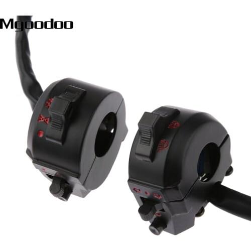 New Motorcycle ATV 22mm Handlebar Left Right Side Control Switch High/Low Beam Light Turn Signal Horn Switch 7/8" Motorbike Part