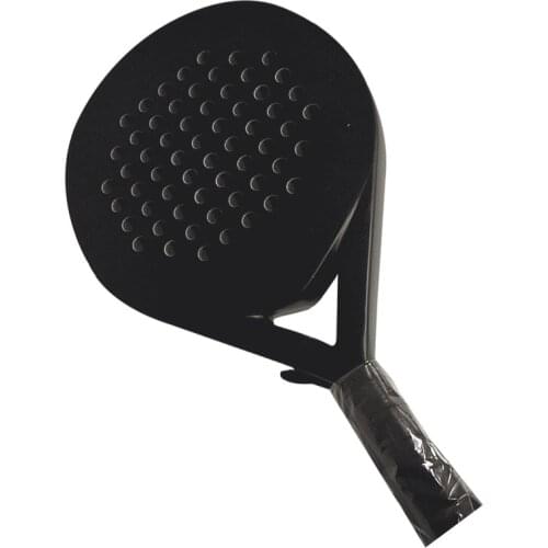 Professional Beach Padel Tennis Racket Carbon Fiber Soft EVA Face Paddle With Paddle Bag Cover Adult Sport Training Accessories