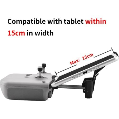 Remote Control Tablet Extended Bracket for DJI Mavic Air 2/Mini 2 Drone Accessories Transmitter Clip Holder Stand for ipad mini