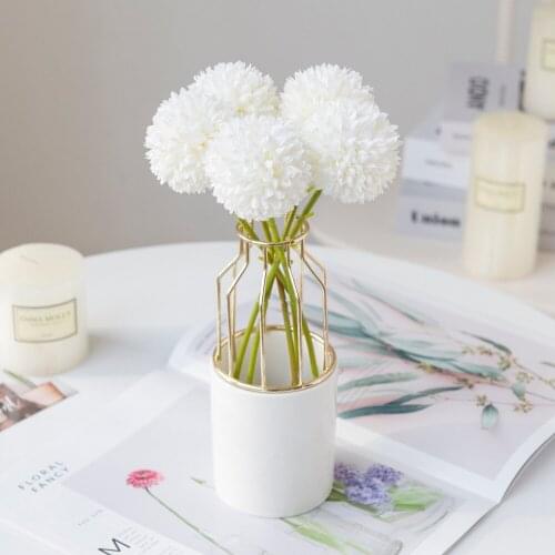 Dandelion Wedding Flower Bouquet Artifical Flowers Fake Plants Silk Flowers Decorative Flower For Wedding Party Anniversary