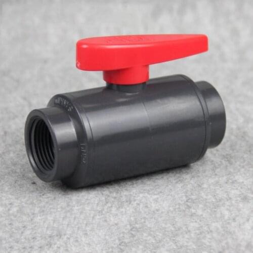 2 Way UPVC Plastic internal threaded valve F x F plastic manual ball valve 150 PSI pressure