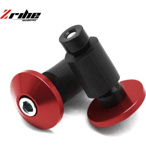 Universal 22mm 7/8"" Motorcycle CNC Aluminum Handlebar Grips Bar Ends Sliders For fz1 r1200gs hornet yamaha xj6 kayo mouse pad