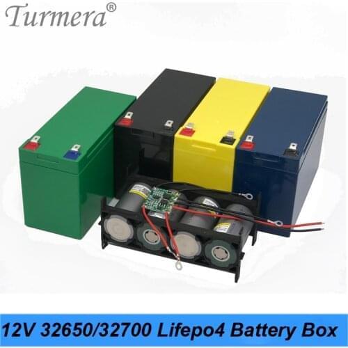 Lifepo4 Battery Storage Box 32650 32700 with 1x4 Bracket for 12V 7Ah Uninterrupted Power Supply and E-bike Battery Use A Turmera