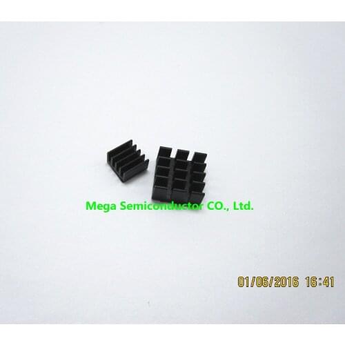 2pcs Aluminum heat sink cooling sink radiator blind radiating fin heat sink for Raspberry PI 3 Model B and Ras PI 2