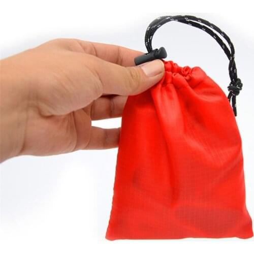 4pcs Outdoor Camping Hiking Portable Gadget Storage Pouch Tent Pegs Drawstring Bag Wholesale Dropshipping