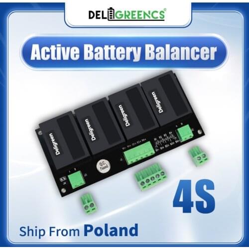 4S Active Equalizer Balancer Battery BMS for LiFePO4 LiPO LTO NCM Lithium 18650 DIY Battery Pack for solar electric vehicle