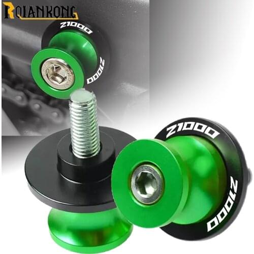 Motorcycle Accessories 8mm 10mm CNC Aluminum Swingarm Spools Stand Screws Slider For KAWASAKI Z1000 2001-2006 2005 2004 2002 01