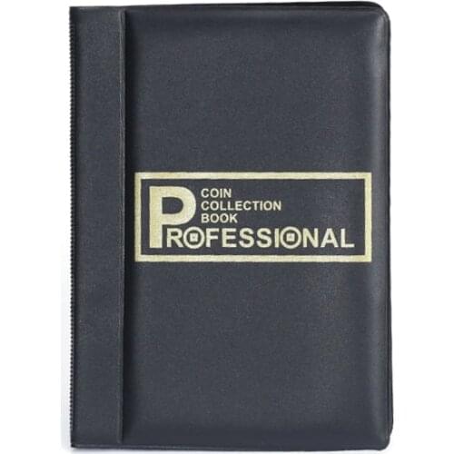 120 Pockets Coins Album Collection Book Mini Penny Coin Storage Album Book Collecting Coin Holders for Collector Gifts Supplies