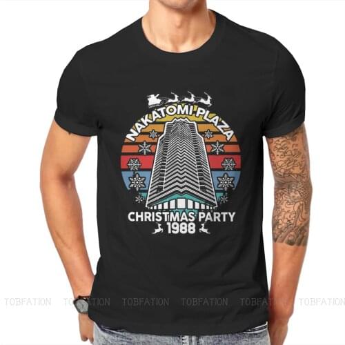 Nakatomi Plaza Hip Hop TShirt Die Hard Movie Christmas Party 1988 Bruce Willis Leisure Plus Size T Shirt Summer T-shirt Adult