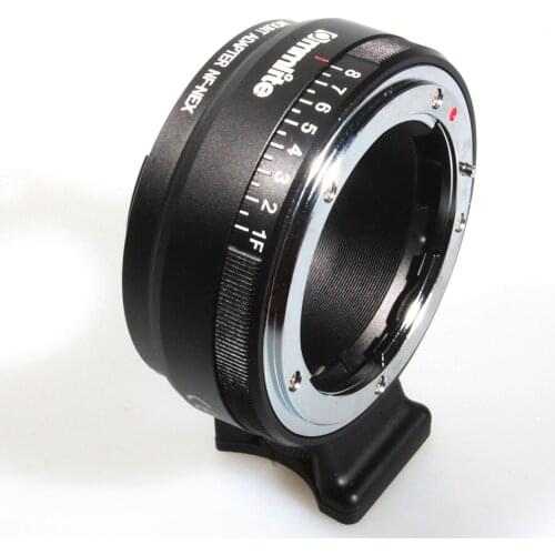 Commlite CM-NF-NEX Manual Focus Lens Mount Adapter Ring for Nikon G,F,A,I,S,D Lens to use for Sony NEX E Mount Cameras