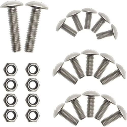 Front Rear Fender Screw Tank Side Cover Heel Guards Bolts Nut Mount Kit Plastics Hardware For Yamaha Banshee 350 YFZ350