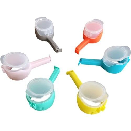 Kitchen Seal Pour Food Storage Bag Clip Snack Sealing Clip Keeping Fresh Sealer Clamp Plastic Helper Food Saver Travel Tools