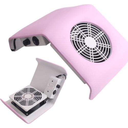 Nail Dust Collector Manicure Set Machine UV Gel Nail Polish Cleaner Manicure Tools Vacuum Cleaner Kit with 2 Dust Collector Bags