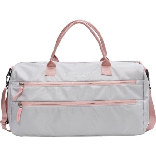 Fashion Physical Training Bag Women Casual Travel Bag Fitness Gym Bag Yoga Bag With Shoes Organizer Weekend Bag Dry Wet Separate