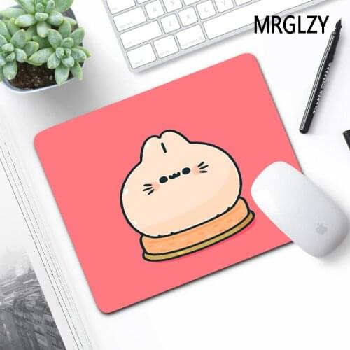 MRGLZY Pink Anime Bunny Kawaii Multiple Sizes Small Mouse Pad Gamer Laptop Gaming Accessories Student Keyboard MousePad Desk Mat
