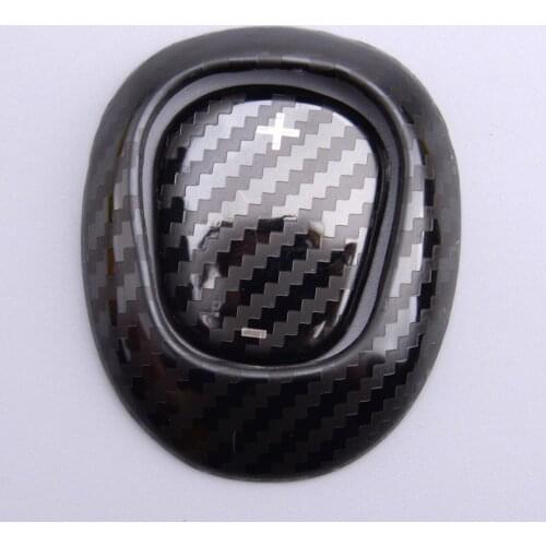 Stainless steel Carbon Fiber Style Gear Shift Knob Head Trim Cover Decor Fit For Chevrolet Malibu 2016 2017 2018 2019 2020