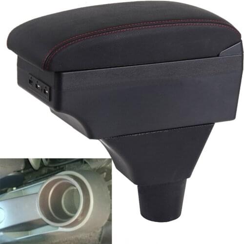 For Car Seat Ibiza Armrest Box Center console arm elbow support storage box