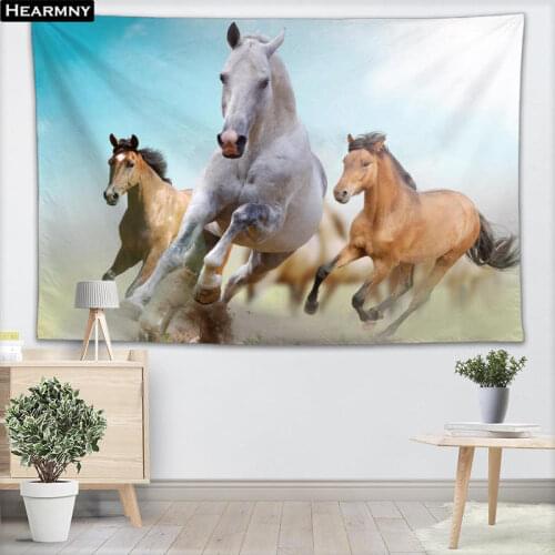 Running Horse Tapestry Home Decorations Wall Hanging Tapestries Background Cloth Decorations For Bedroom140X200,100X150cm