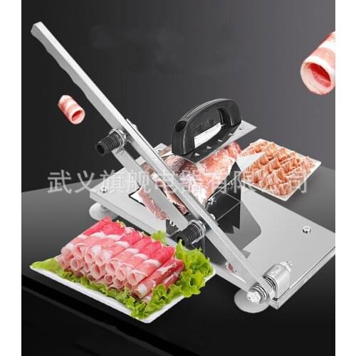 Manual Mutton Slicer Meat Planer Household Commercial Frozen Meat Fat Beef Automatic Meat Cutter Shredder Kitchen Tools