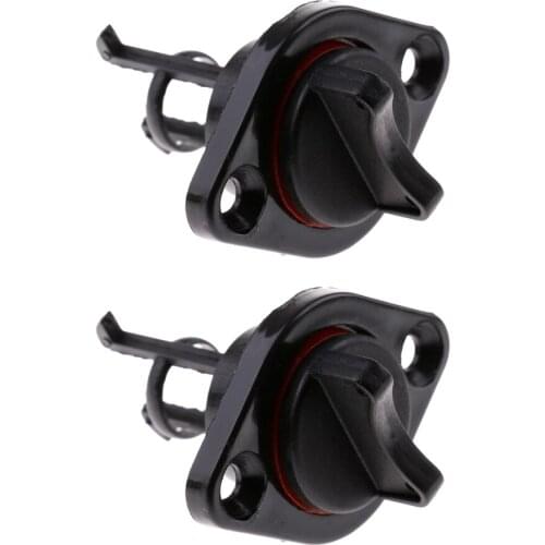 2 Pieces Standard 25mm/1" Nylon Boat Transom Hull Drain Plug Kayak Hull Transom Bung Replacement Screw Type