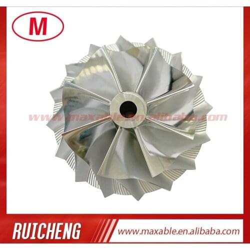 TD08H 65.70/89.97 mm 8+8 blades high performance turbocharger billet/milling/aluminum 2618 compressor wheel