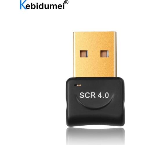 Kebidumei USB Bluetooth Adapter Dongle For Computer PC Mouse Keyboard Aux Bluetooth 4.0 Speaker Music Receiver Transmitter