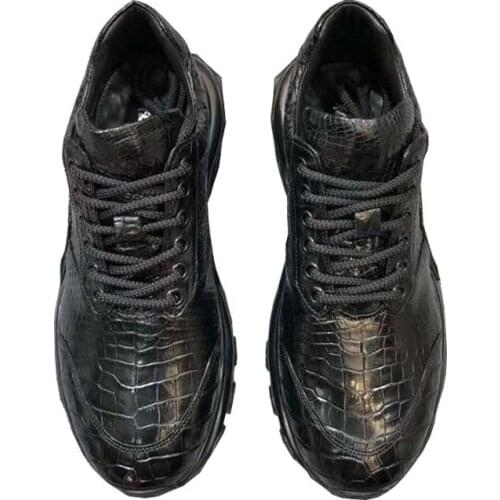 YL0079 Crocodile Quality Luxury Mens Casual Shoes Famous Brands High Quality New Style Fashionable Mens Shoes