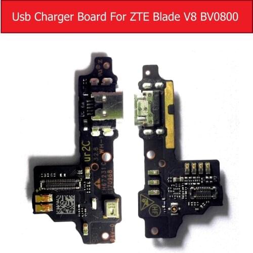 Genuine Microphone & USB Charging Flex Cable For ZTE Blade V8 BV0800 Charger Port Usb Jack Dock Flex Ribbon Replacement repair