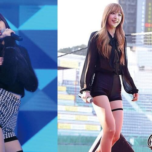 Elastic Leg Ring Women Simple Harajuku Handmade Singel Row Adjustable Leg Garter Belts Punk Garters