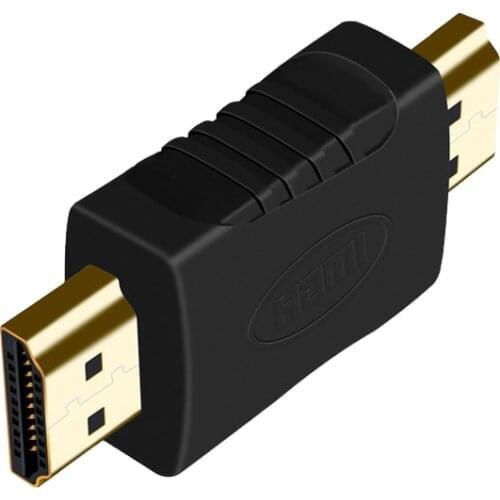 1pcs 19 pin HDMI male Extender Adapter Connector for HDTV HDCP 1080P