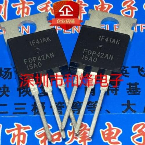 10PCS FDP42AN15AO TO-220 150V 35A 100% New&original