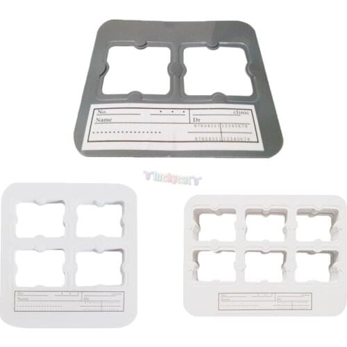 100pcs Dental X-ray Film Clip Dental Film holder 2 Hole 4 Hole 6 Hole X-ray Film Archive Clip Dental Material Film Case