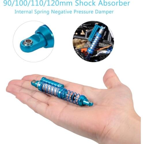 2Pcs 120mm Shock Absorber Internal Spring Negative Pressure Damper for Axial Wraith RC Crawler RC Parts Toys
