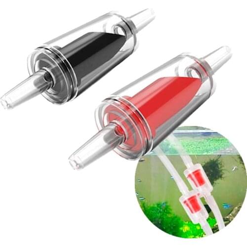 Aquarium Check Valve For Air Pump Plastic One Way Non-Return Accessories for Fish Tank Air Line Tube Hose Pipe Pet Product