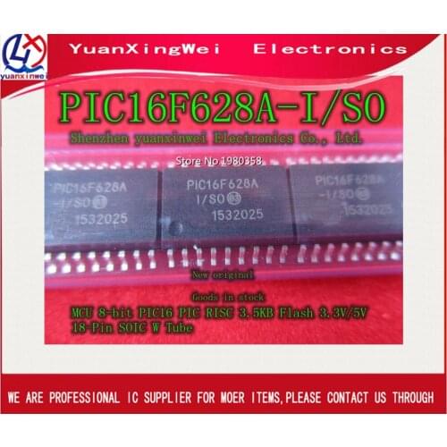 Free Shipping 10pcs IC new original PIC16F628A-I/SO PIC16F628A PIC16F628 16F628A-I/SO 16F628A 16F628 SOP18