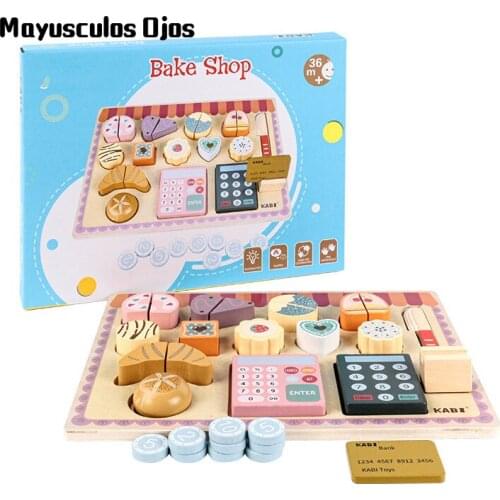 Wooden Simulation Kitchen Play House Boy And Girl Afternoon Tea Set Combo Set Up To Play Early Education Educational Toys
