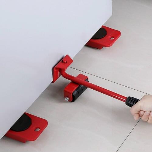 Labor-saving Tools Furnitures Mover Accessories Heavy Object Hand Tool Set Roller Transport For Sofa Bed Cabinet Wheel Bar#g3