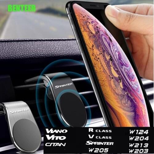 Gravity Car Phone Holder Sticker For Mercedes Benz CITAN SPRINTER VITO VIANO R V CLASS W124 W213 W203 W204 W205