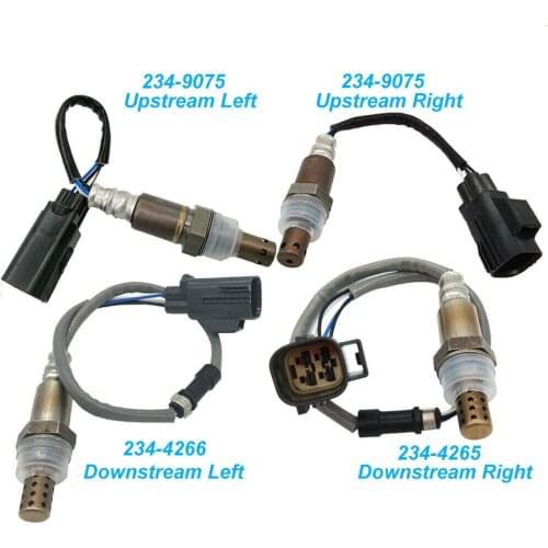 4PCS/LOT Lambda Sensor Oxygen Sensor For LR3 Range Rover Sport 2005-09 234-9075 234-4265 234-4266 MHK500850, MHK500960 MHK501060
