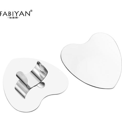 Makeup Mixing Palette Finger Ring Color Blending Cream Foundation Eyeshadow Nail Art Polish Tool Manicure Cosmetic Salon Heart