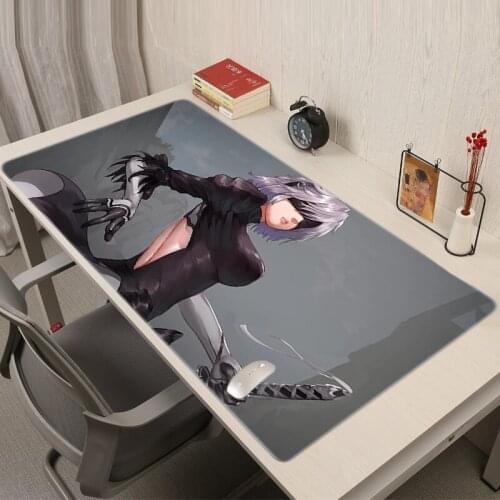Neir Automata Mouse Pads Kawaii Pad Mause Cute Gamer Gaming Computer Mausepad Carpet Mats Mat Anime Pc Hot Xxl Rug Large Varmilo