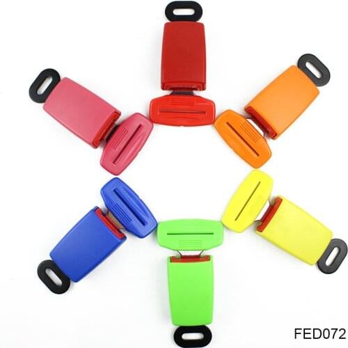 Colorful Quick Release Car Seat Belt Buckle With Tongue (FED072)