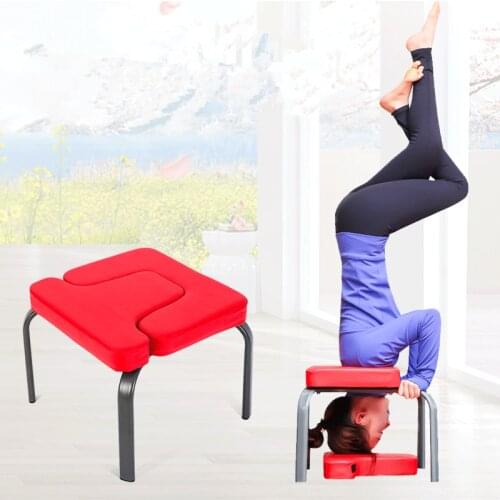 42x43x36cm Yoga Chair Headstand Stool Ultralight Yoga Chair Inversion Bench Headstander Fitness Kit HW107