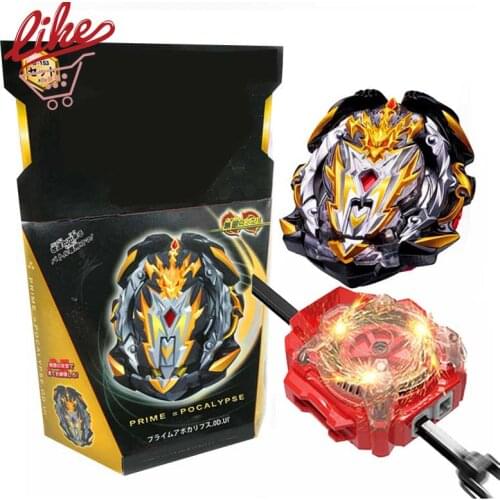 Laike B-153 Booster Prime Apocalypse Spinning Top with Launcher Box Set Children Spinning Top Toys