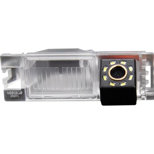 Misayaee Car Rear View Reverse Parking Camera Golden 8 LED for Hyundai Tucson IX35 2010 - 2014 Night Vision Waterproof